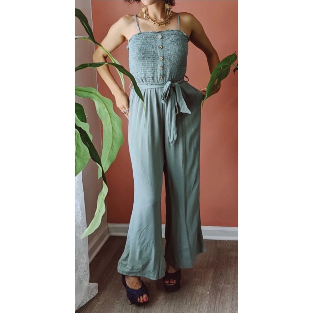 Hayden LA Sage Jumpsuit, plus size 2x Boho